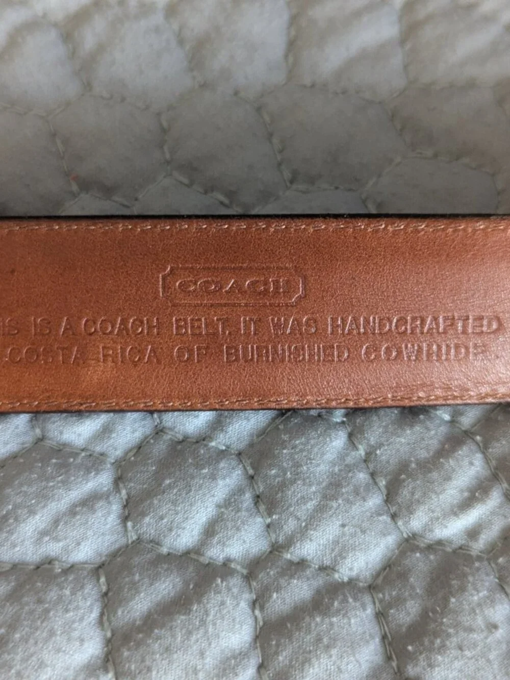 Coach belt - mens - 36 inches - black